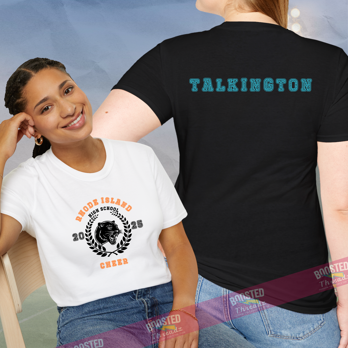 Custom School Spirit Tee – Personalized Front & Back (C4)