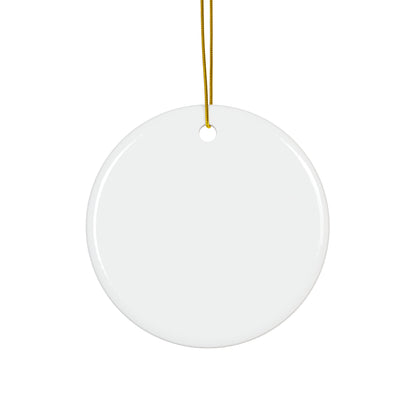 (15C)Blank White Star Ceramic Ornament