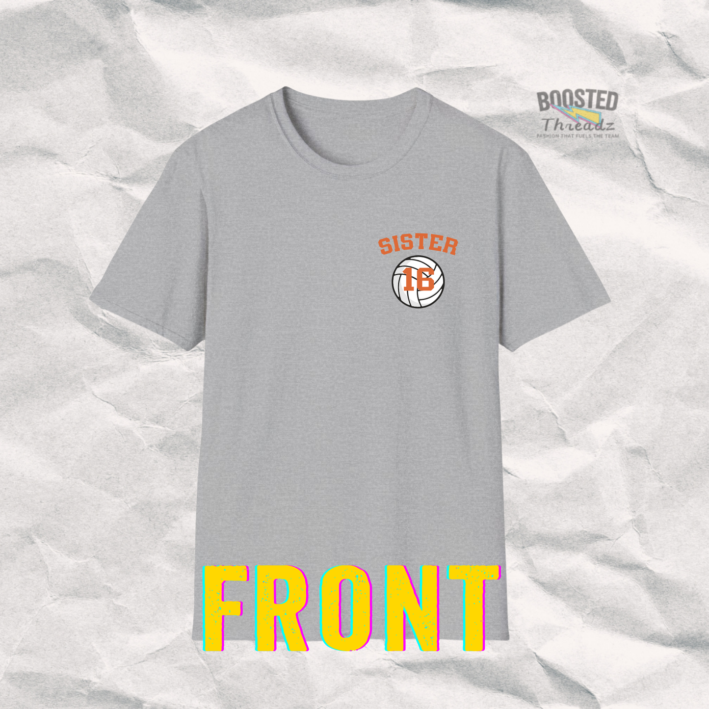 Custom Family Team Tee – Personalized with Mascot, Title, Name, Number & Sport (C3)