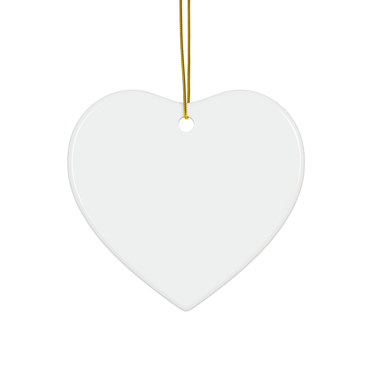 (15C)Blank White Star Ceramic Ornament