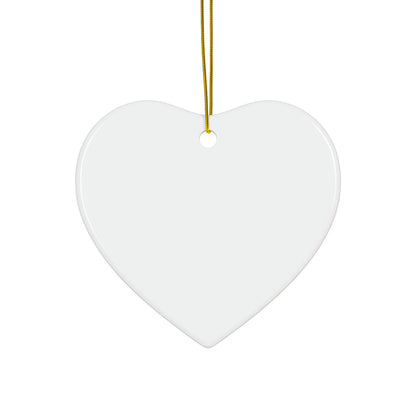 (15C)Blank White Star Ceramic Ornament