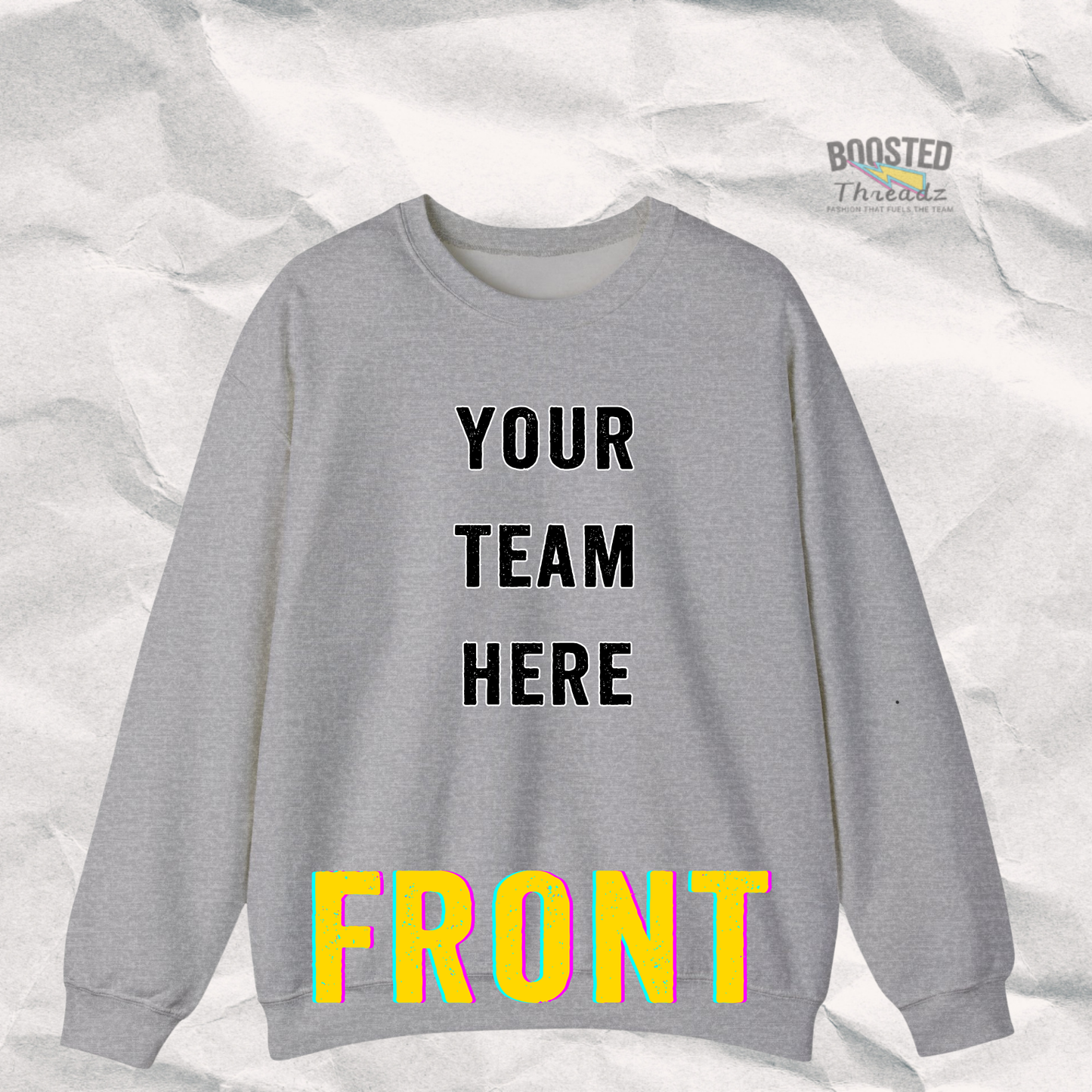 Team Rally Crewneck Sweatshirt ⚡by BT