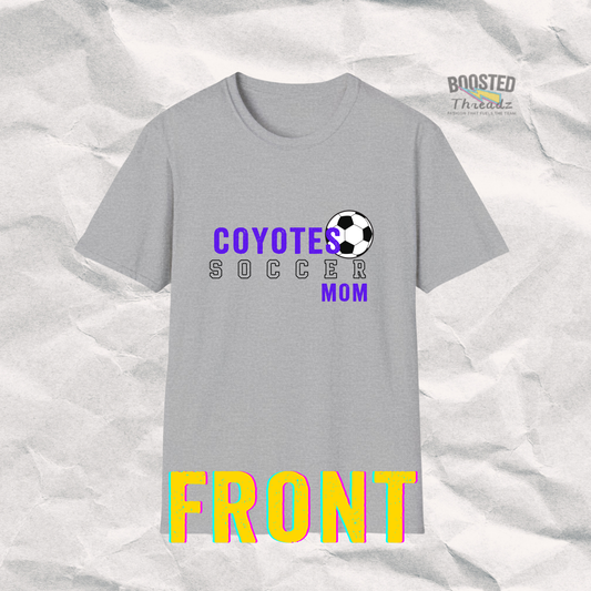 Custom Fan Spirit Tee – Personalized with Mascot, Title, Name & Player Number  (PF2)