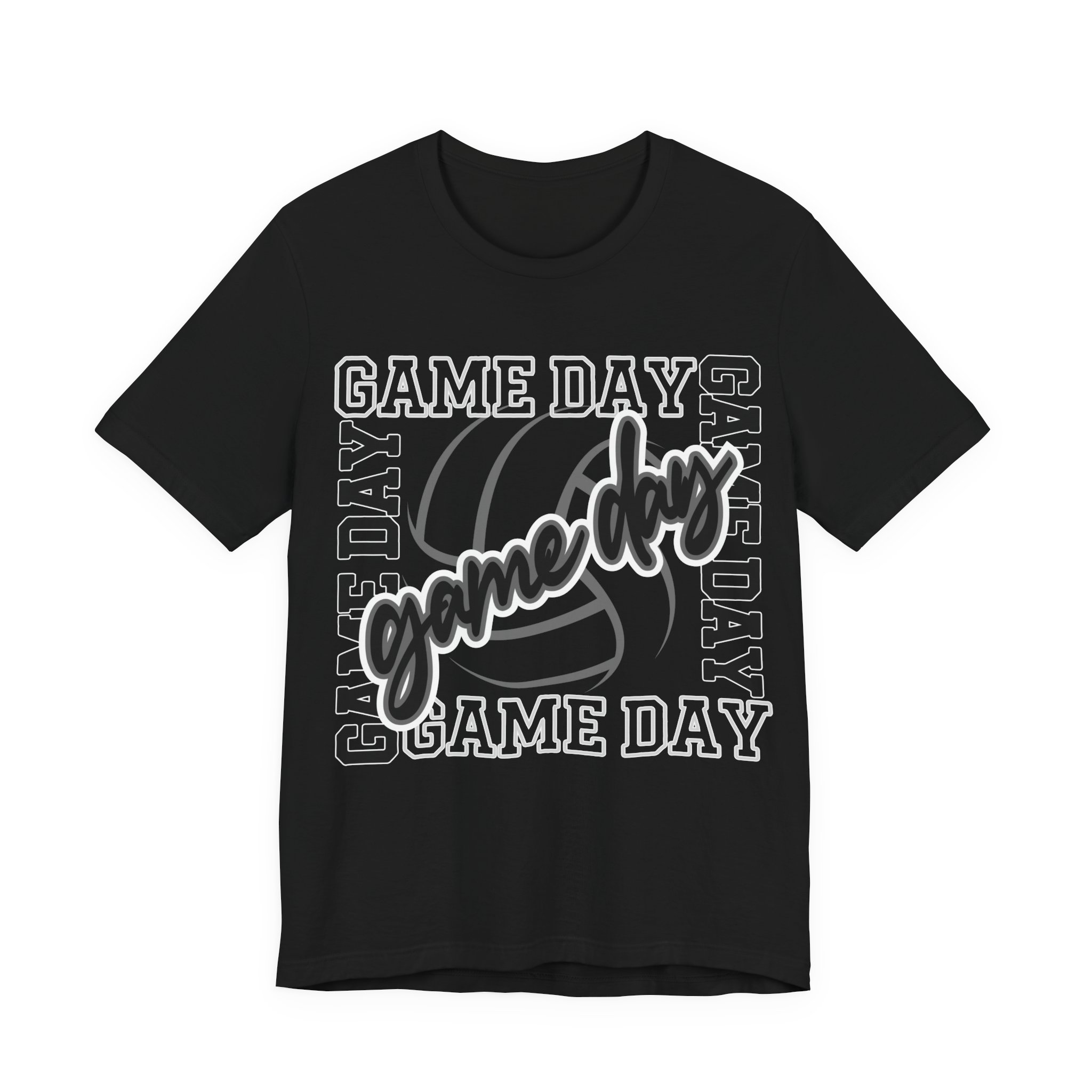 10014710555093994691_2048.jpeg Game Day Volleyball T-Shirt — "Game Day" Graphic Tee for Players & Fans - Image 2