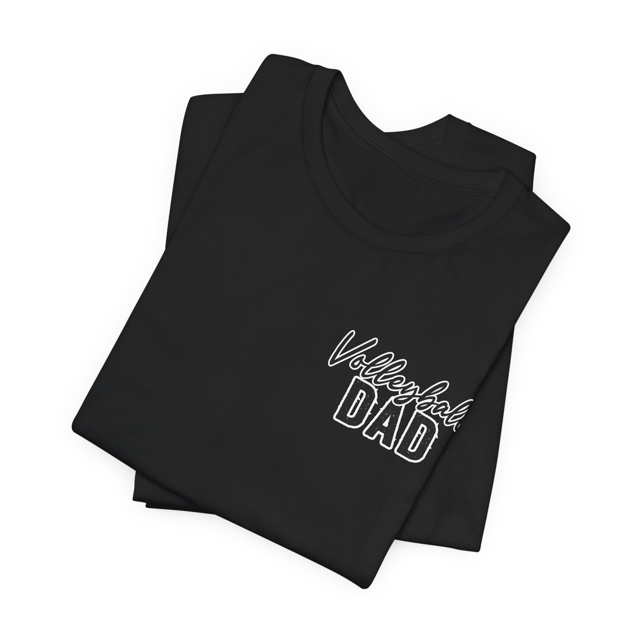 12975360932612136772_2048.jpeg Volleyball Dad Tee l Custom Player Name & Number - Image 7