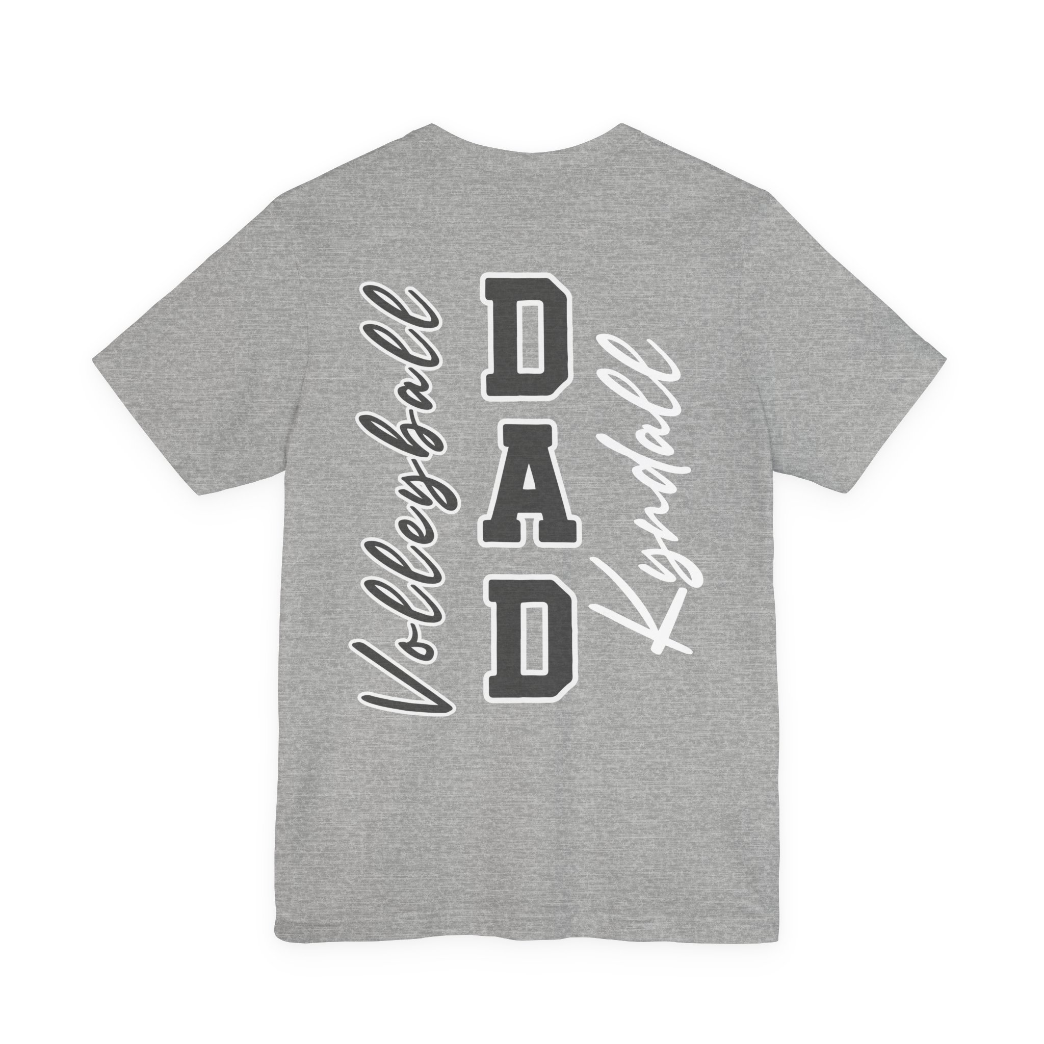13817880302694536253_2048.jpeg Volleyball Dad Tee l Custom Player Name & Number - Image 10