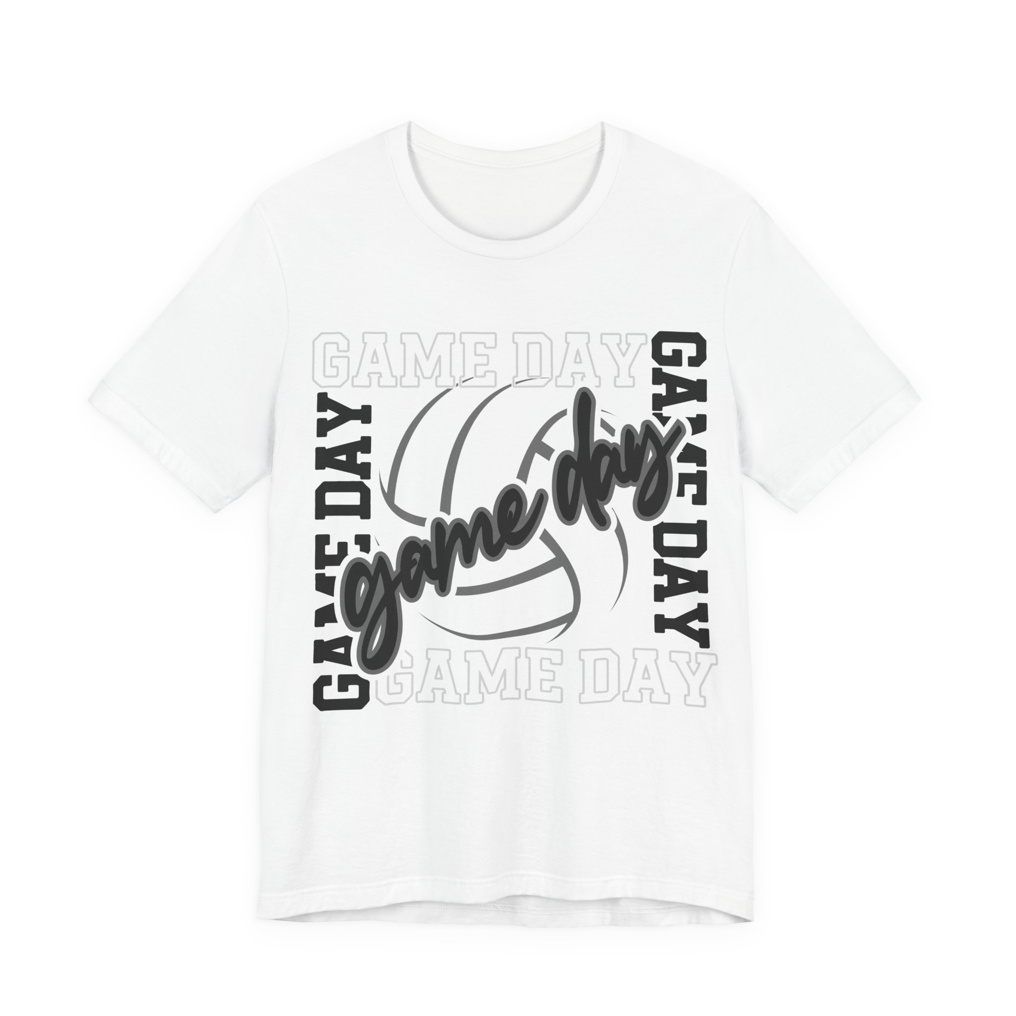 14515280843890850262_2048.jpeg Game Day Volleyball T-Shirt — "Game Day" Graphic Tee for Players & Fans