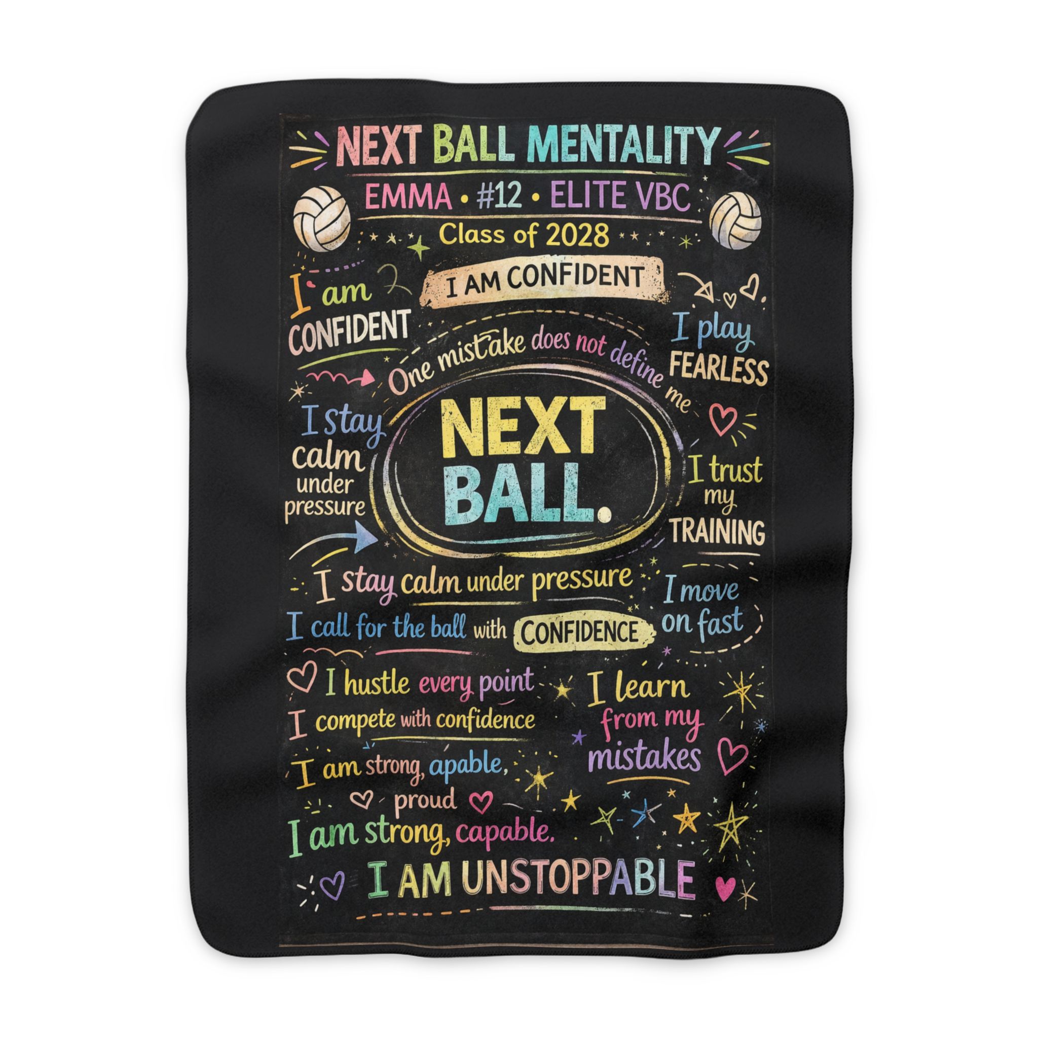 1582468422561930972_2048.jpeg Next Ball Mentality Volleyball Sherpa Custom Blanket