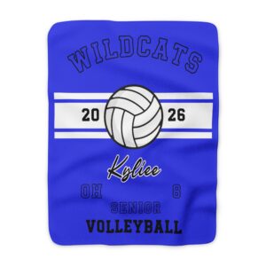 Custom Team Blanket l Personalized Player Keepsake