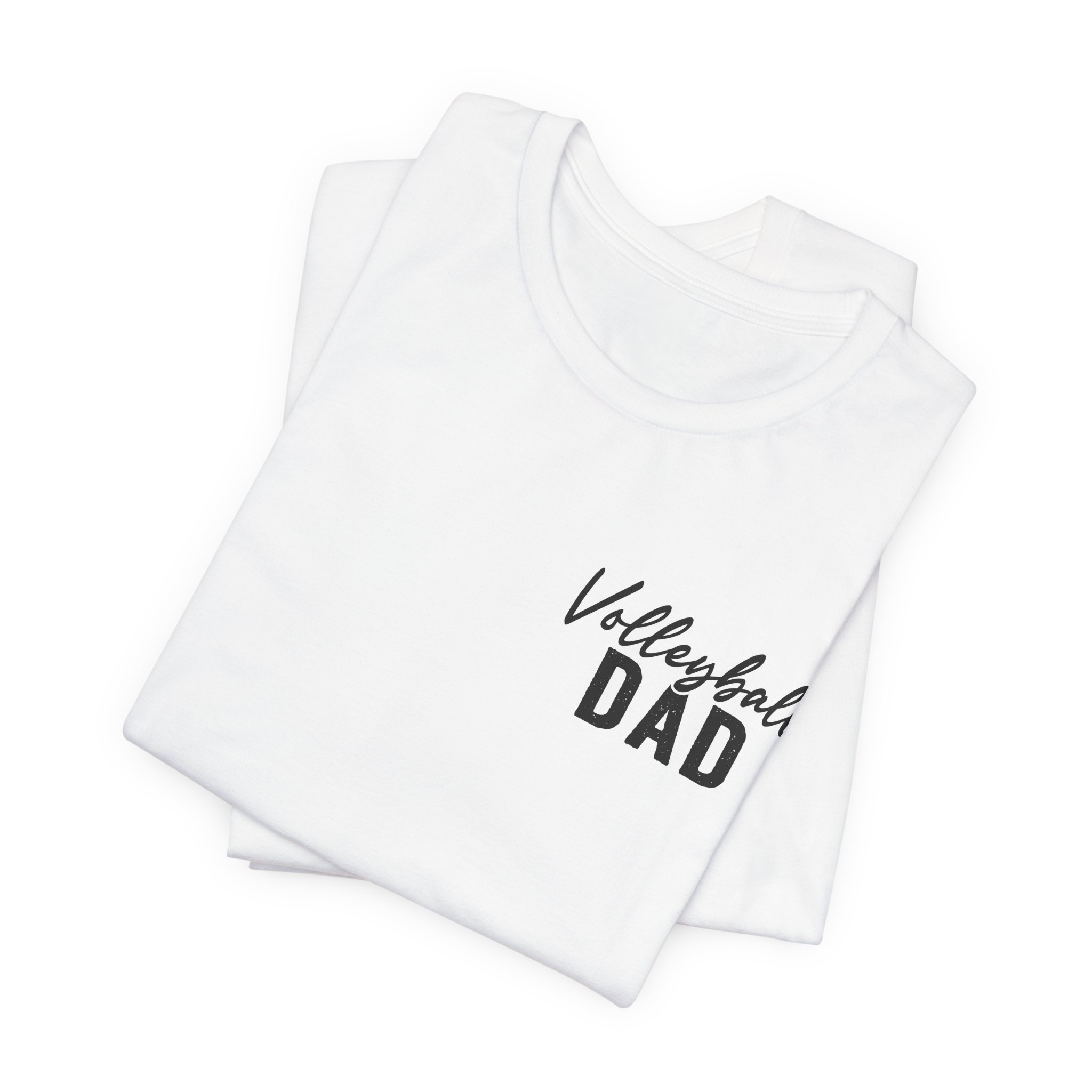 3226131033425275722_2048.jpeg Volleyball Dad Tee l Custom Player Name & Number - Image 3