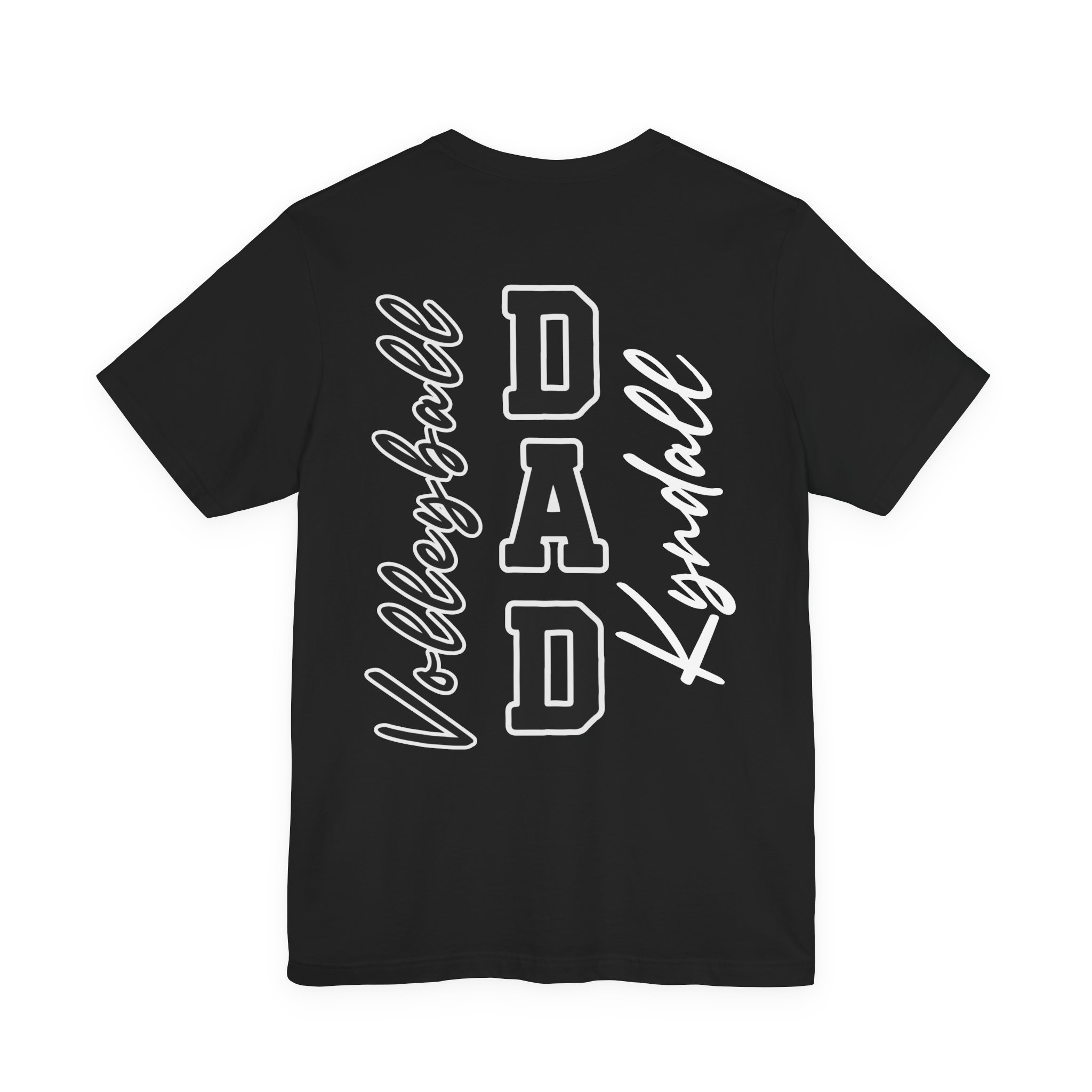 5379932358574464092_2048.jpeg Volleyball Dad Tee l Custom Player Name & Number - Image 6