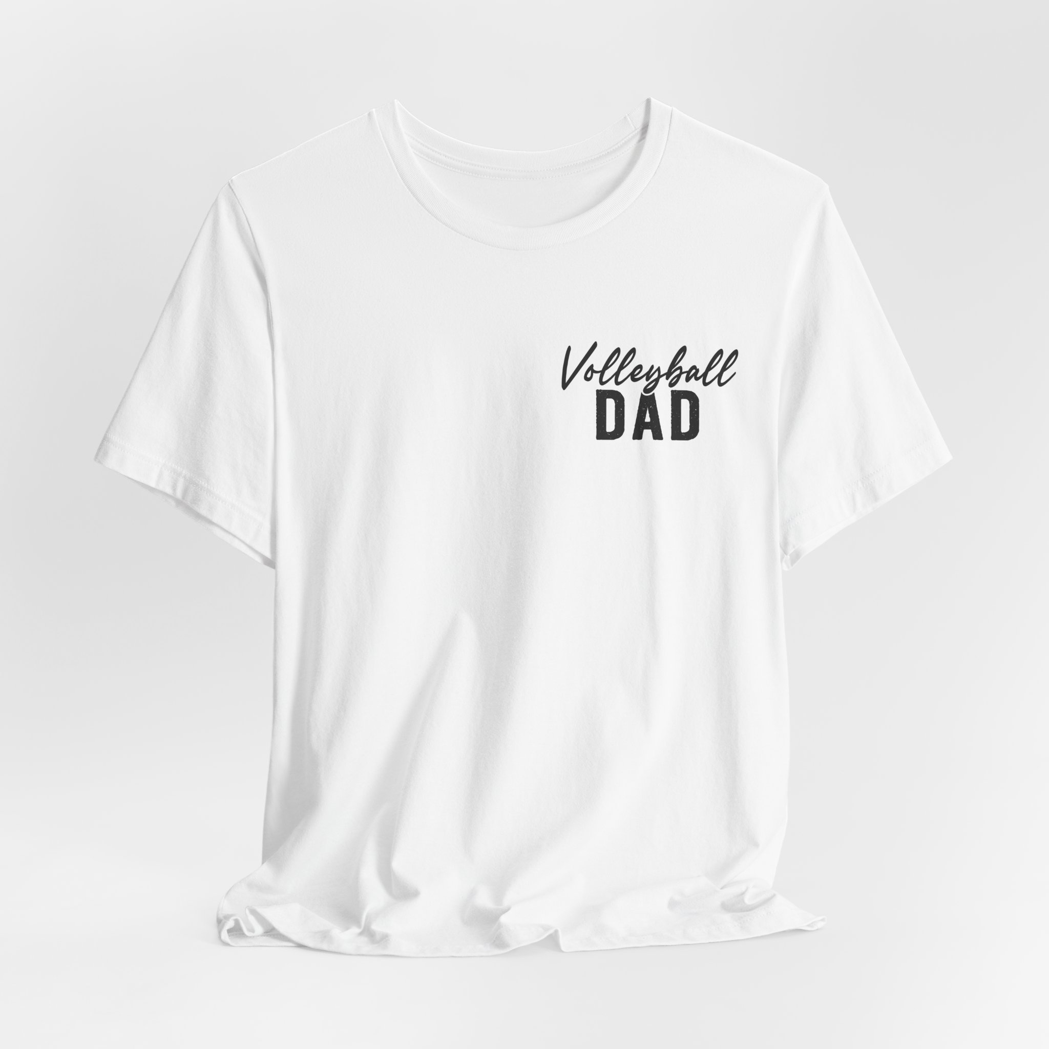 8138000254512134114_2048.jpeg Volleyball Dad Tee l Custom Player Name & Number - Image 4